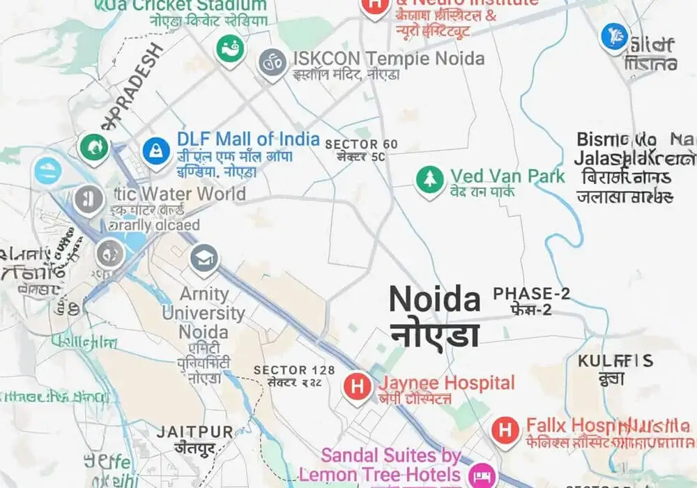 M3M Noida Location map
